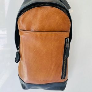 Coach Men’s Bleecker Convertible Sling Backpack